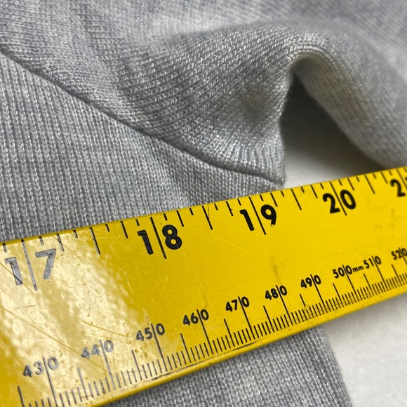 Witty Fox Light Blue Heathered Crew Neck Sweater Mature Casual Like New - Picture 9 of 10